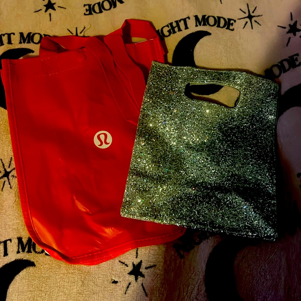 Cute Lulu and sparkly bag for five bucks